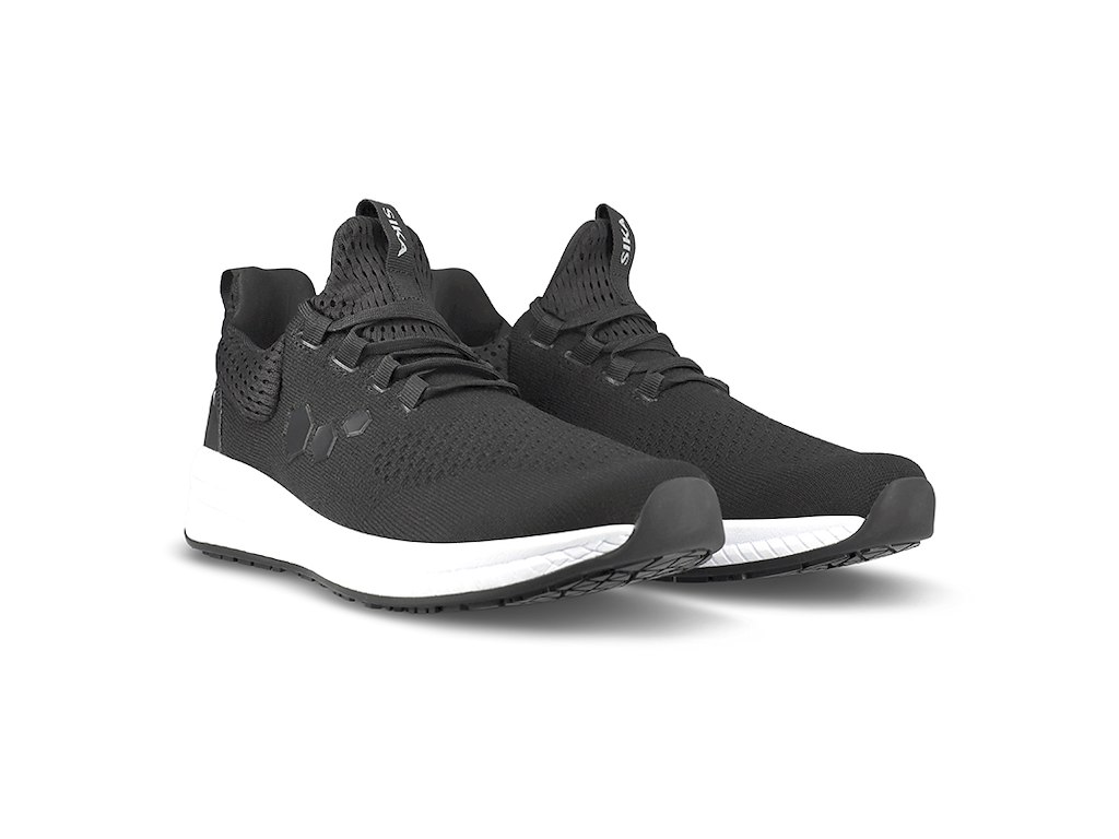 Arbejdssko Sprint Knit Sort/Hvid 44