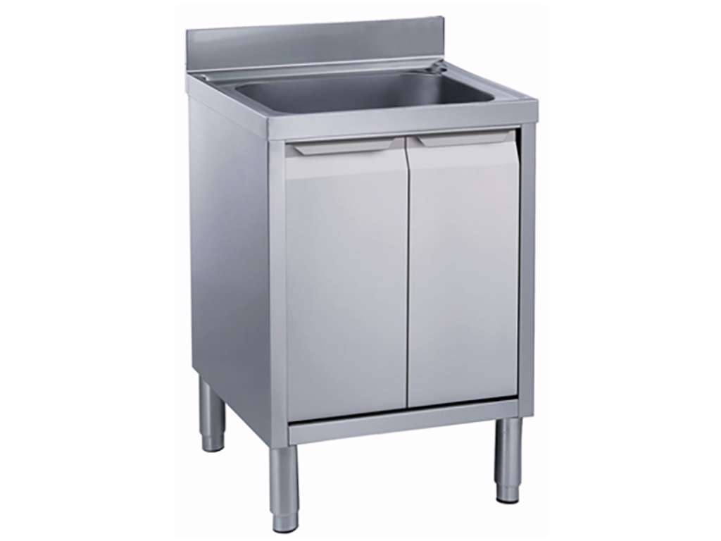 Skab 700x700x1000 m. vask 2 låger