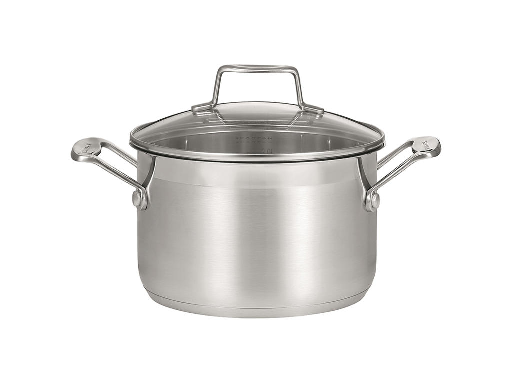 Gryde m/glaslåg 3,2 ltr Impact Scanpan