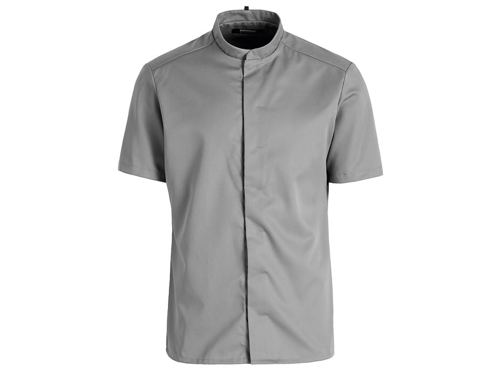 Kokkejakke Kort TENCEL Lyocell Grå S