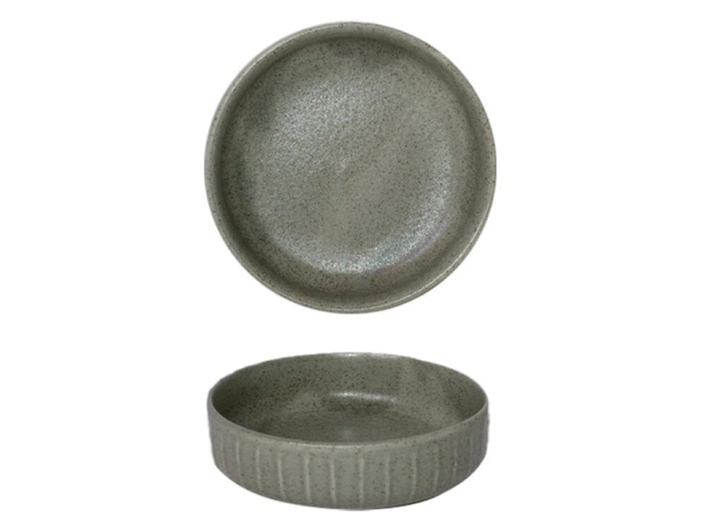 Skål Lav Ø13 cm Grå Gordion