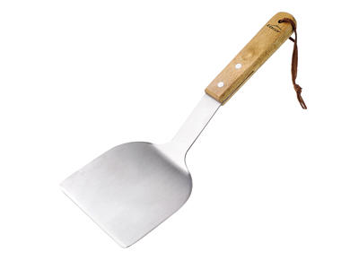 Palet Bred m/træhåndtag og læderstrop