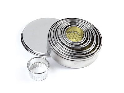 Udstikkersæt Riflet 9 stk 20-105mm