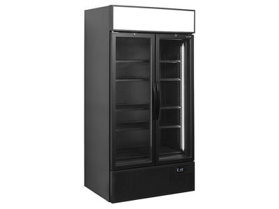 Køleskab display m/lystop 2 døre 