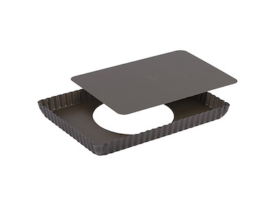 Tærteform Non-stick m/Løs bund 27,5x19,5