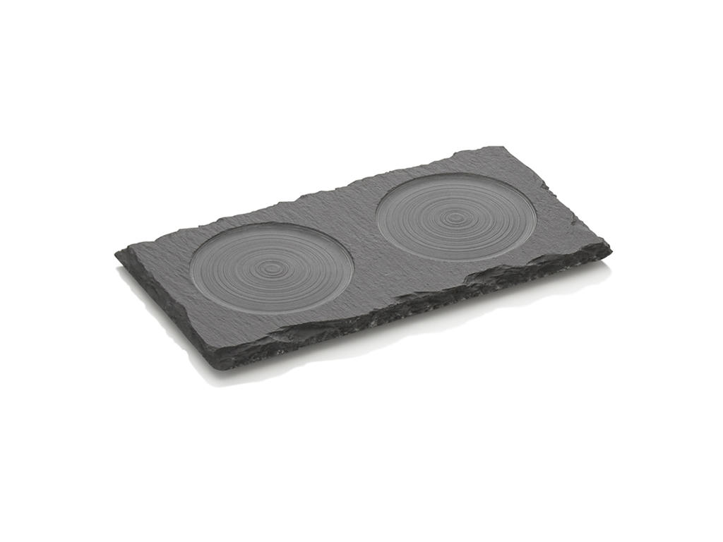 Bakke t. salt/peberkværn 16x8x1cm Skifer