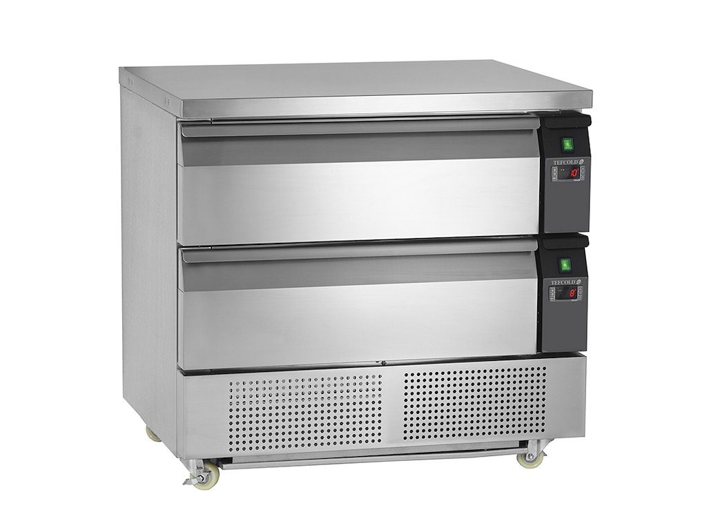 Køle-/frysebord m/2 skuffer GN2/1 