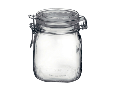 Henkogningsglas 0,75 liter h13,6 cm