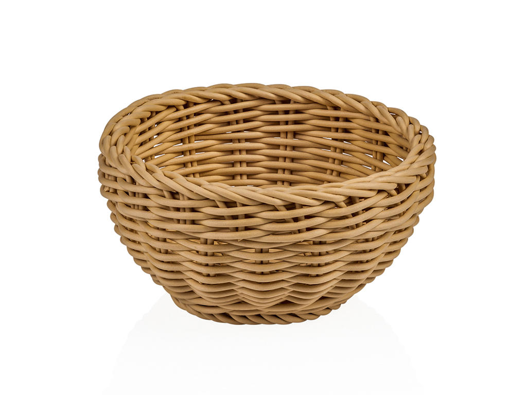 Brødkurv Beige Ø16 cm H8 cm Weaver Pro