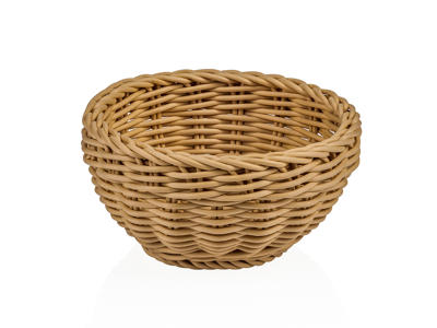 Brødkurv Beige Ø16 cm H8 cm Weaver Pro