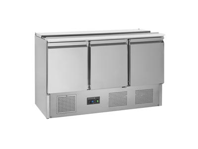 Saladette GN1/1 m/3 døre kompres. i bund