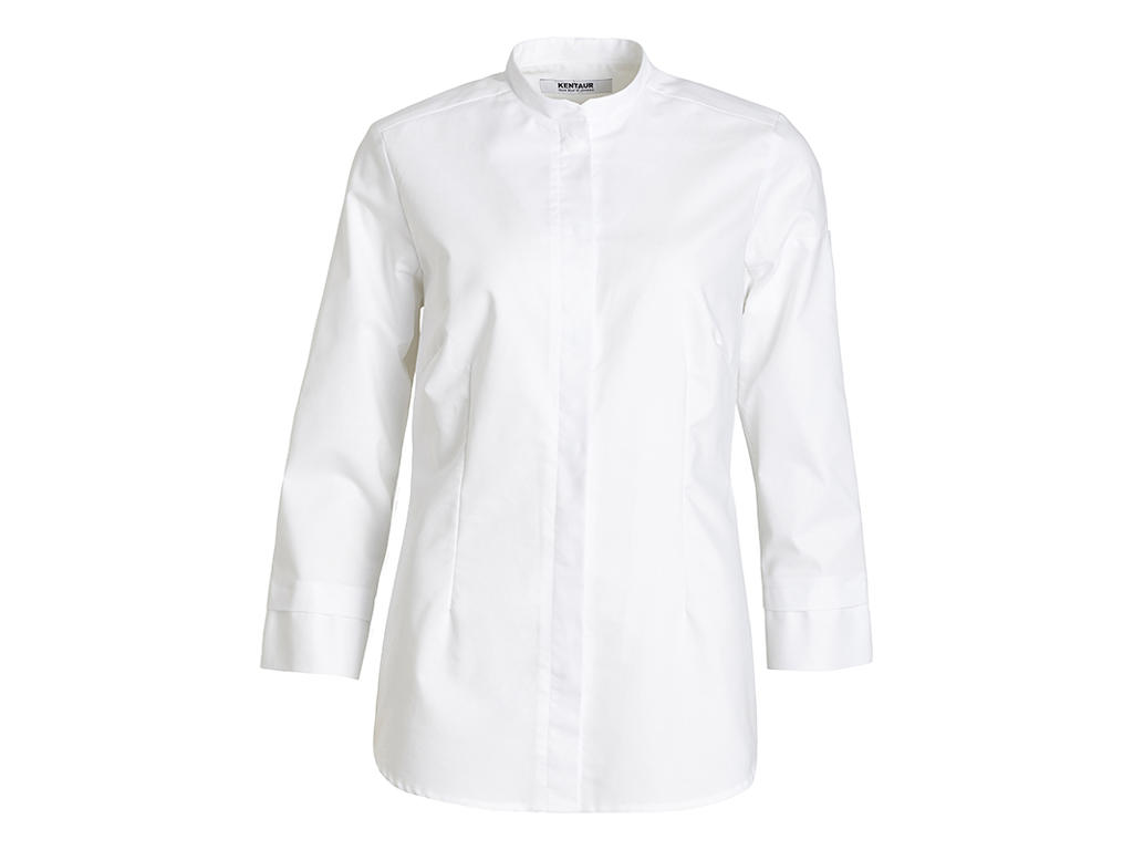 Oxford Dameskjorte 7/8 ærmer Hvid XL