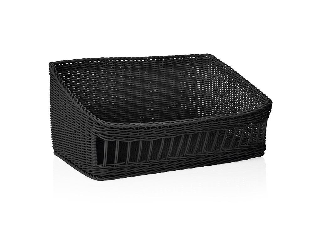 Brødkurv Sort 60x40x27/16 cm  Weaver Pro