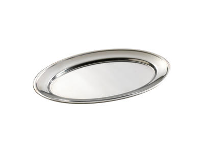 Fad Ovalt rustfrit 50x34 cm