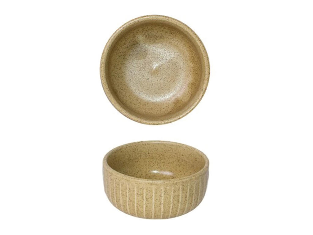 Skål Høj Ø9 cm Brun Gordion