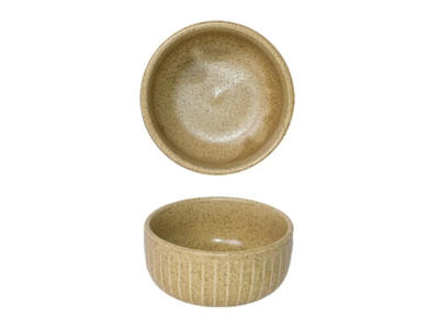 Skål Høj Ø9 cm Brun Gordion