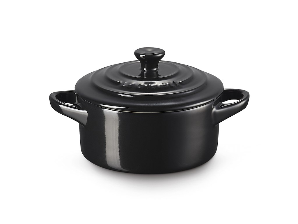 Le Creuset mini stentøjsgryde Ø 10 cm i sort