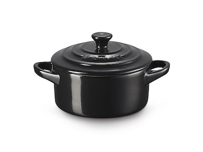 Le Creuset mini stentøjsgryde Ø 10 cm i sort