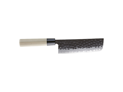 Tojiro Hammered Nakiri 16,5 cm, sort