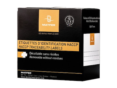 Label Vandopløselig 5x7cm 250stk