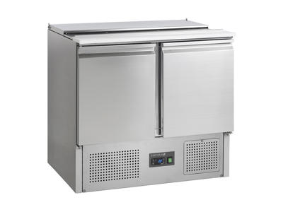 Saladette GN1/1 m/2 døre kompress. i bun