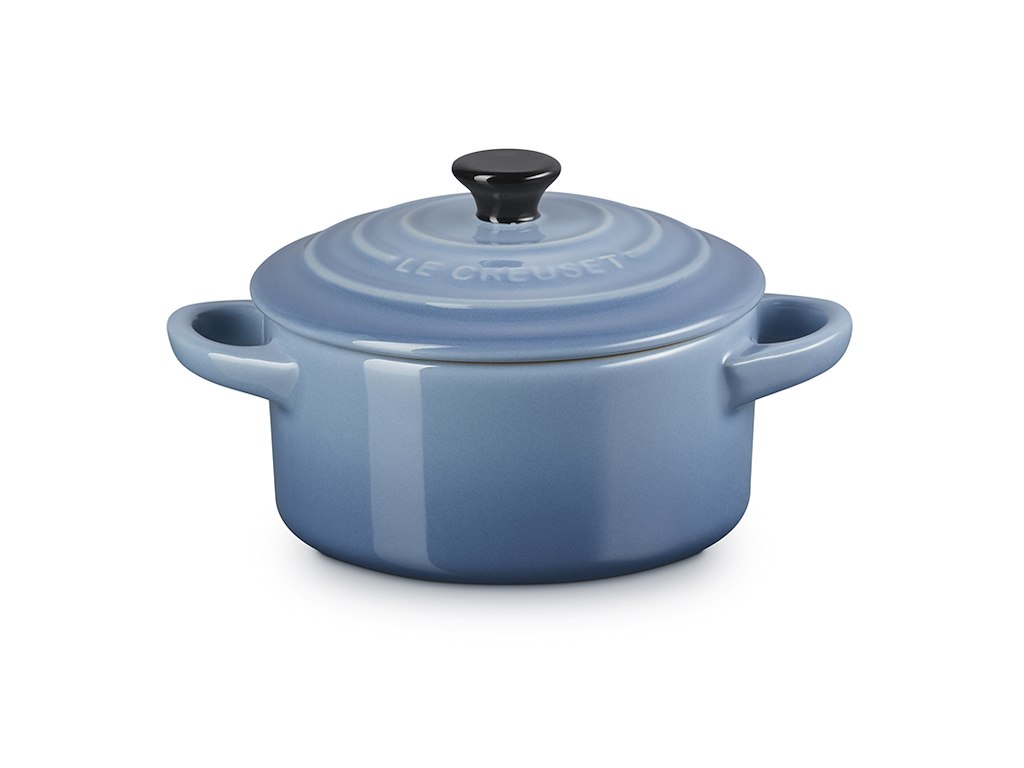 Le Creuset mini stentøjsgryde Ø 10 cm i chambray