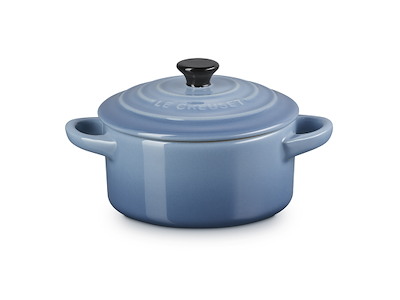 Le Creuset mini stentøjsgryde Ø 10 cm i chambray