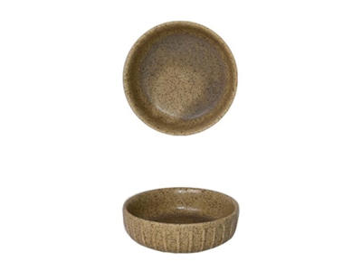 Skål Lav Ø7 cm Brun Gordion
