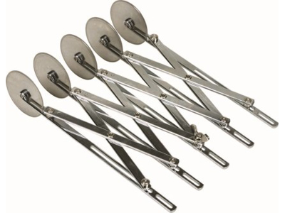 Dejskærer, lige, med 5 hjul, Ø 55 mm