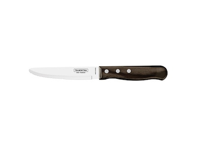 Steakkniv Jumbo Rund Spids 245 mm Kastan