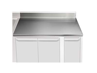 Bordplade 1000 mm med bagkant