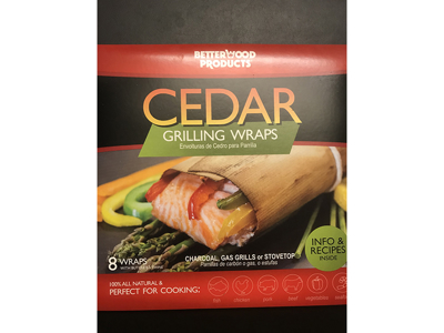 Grill wraps Cedartræ 8-pak