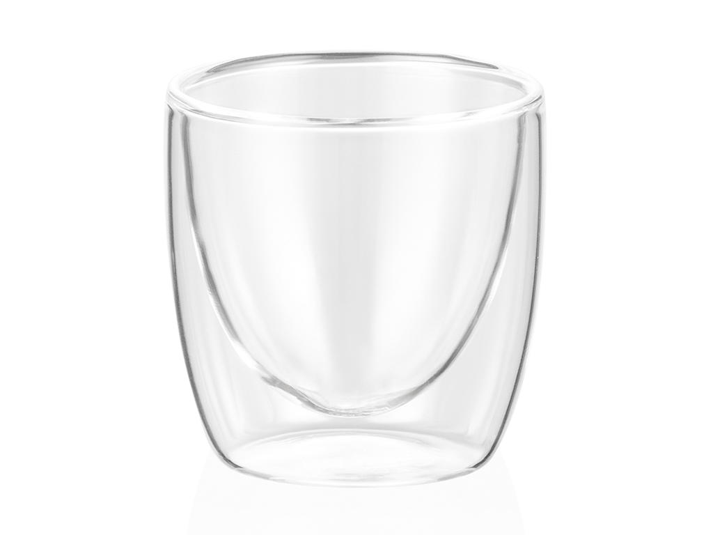 Glas 70ml Dobbeltvægget 2 stk. Lounge