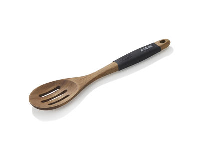 Grydeske m/hul Træ m/silikone på håndtag