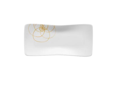 Bloom tallerken rektangulær 21x10,5 cm