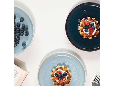 Crafted Tallerken Ø21 cm Denim