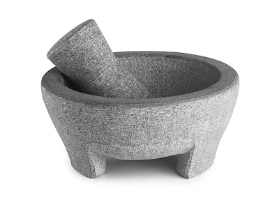 Molcajete morter i naturgranit Ø 20 cm 850 ml