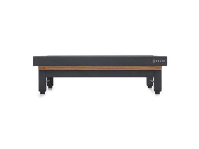 Opsats Til servering 35,5x30 cm Mat Sort Metal Ege stel En Scene