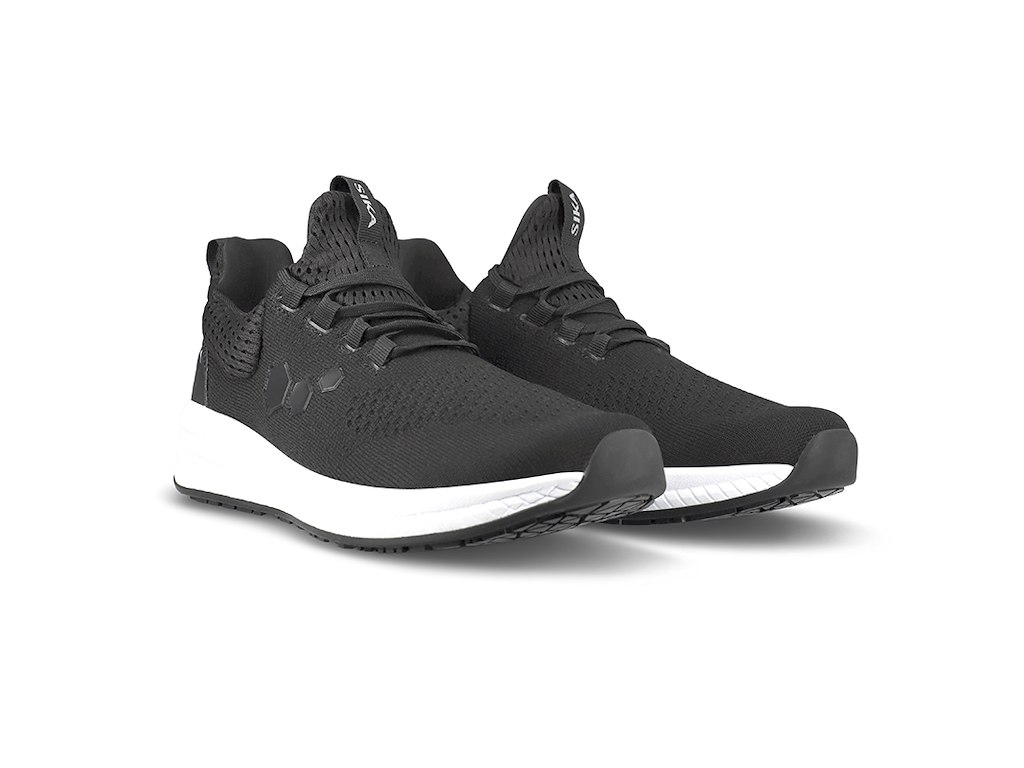 Arbejdssko Sprint Knit Sort/Hvid 36