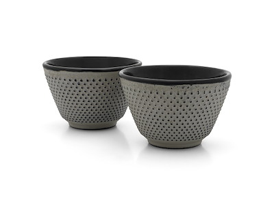 Krus u.hank 2stk Støbejern Betongrå JANG