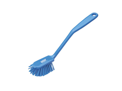 Opvaskebørste m. skrabekant Blå