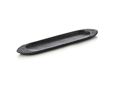 Tallerken 45,5x10x2cm Sort Maya