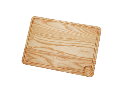 Skærebræt i ask, 50x35x2 cm