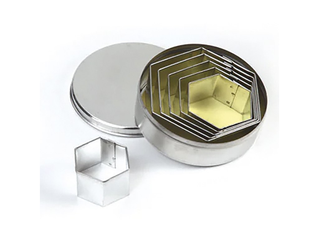 Udstikkersæt Hexagon 6 stk 45-90mm