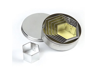 Udstikkersæt Hexagon 6 stk 45-90mm