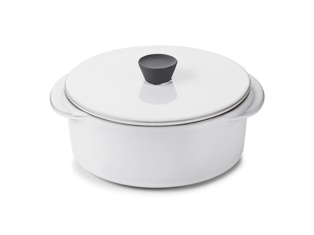 Cocotte med låg 25 cl Caractere Hvid