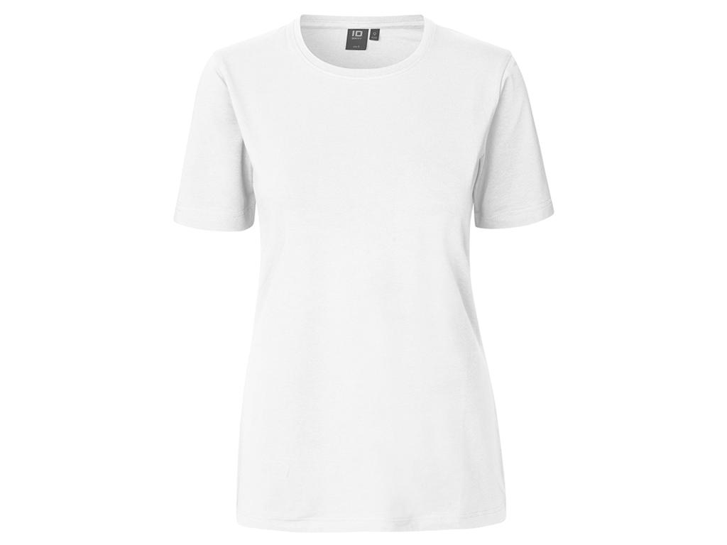 T-Shirt Stretch Komfort Dame Hvid XL