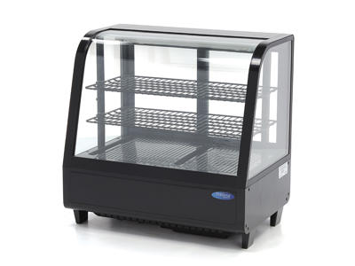 Kølemontre t/bord 0-12*C 2 hylder Sort