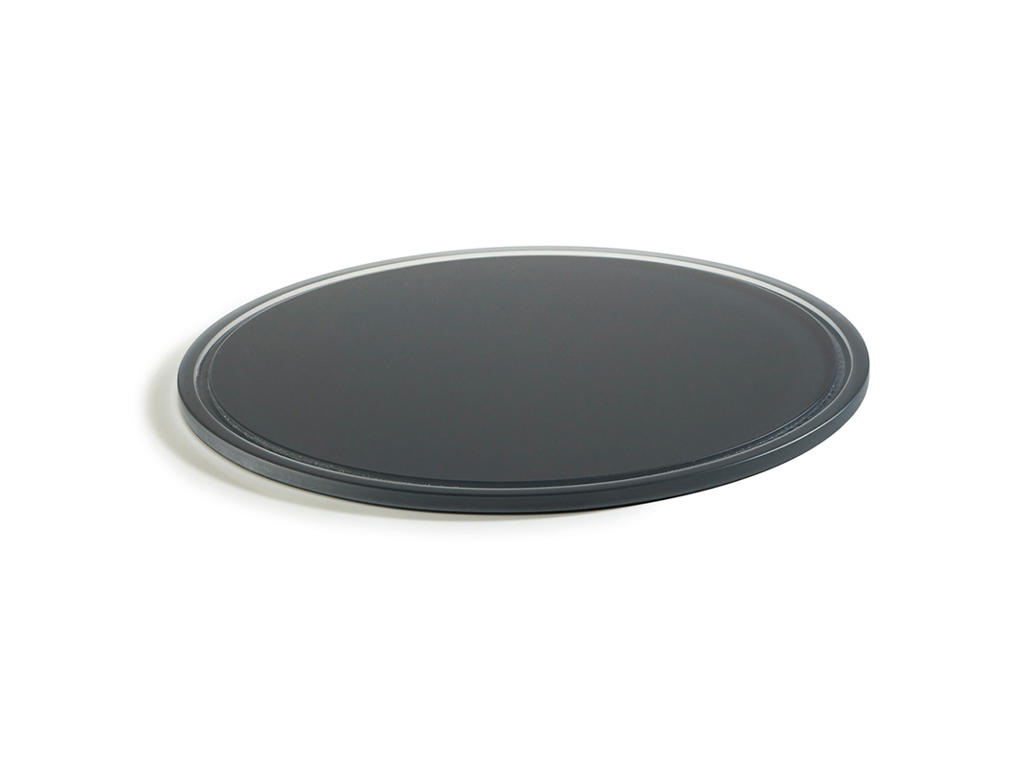 Bakke Rund til klokke 30 cm Antracit Mealplak