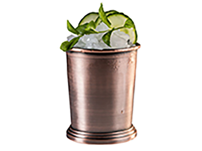 Krus u/hank mat kobber Ø8,5 cm 35 cl